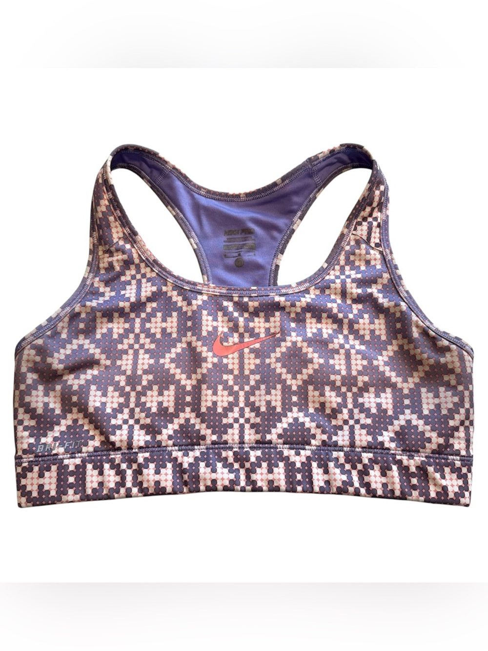 Nike Sports Bra Purple Medium Athletic Yoga Workout Running Athleisure